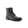 thumbnail image 2 of Polar Fox Mitch MPX808576 Mens Casual Cap Toe Boot Combat Zipper Boots, in Brown, Men's Size 10.5, 2 of 5