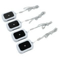 thumbnail image 1 of Restaurant Pager System, 800M Long Range 433.92MHz Waterproofing Guest Queue Waiting Pager 4 Receivers  for Coffee Shop Gray, 1 of 7