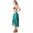 thumbnail image 4 of HAPPY BAY Women's Bikini Skirt Beachwear Sarong Coverups Swimsuit Swim Cover up Summer Wraps Bathing suit Swimwear Beach Wrap Skirts for Women One Size Green, Tie Dye, 4 of 5