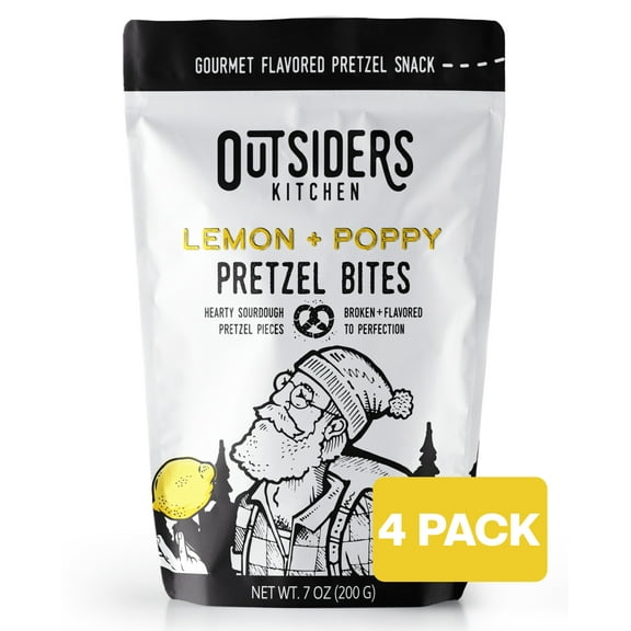 Lemon Poppy Pretzel Bites, 4 Pack