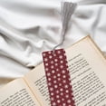 thumbnail image 6 of Kdxio Snowflakes On A Buffalo Plaid Christmas Print Metal Tassel Bookmarks,Perfect Gift for Art Lovers and Bookworms Metal Bookmarks for Women, 6 of 8