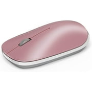 Bluetooth Mouse, OMOTON Wireless Computer Mouse Compatible with PC, Laptop, Mac, MacBook Air/Pro, iPad, Rose Gold