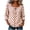 01 Red, variant on Fewfanhot Womens Tops 3/4 Length Sleeve with Button Casual V Neck Summer Outfits Fall Fashion Spring Clothes
