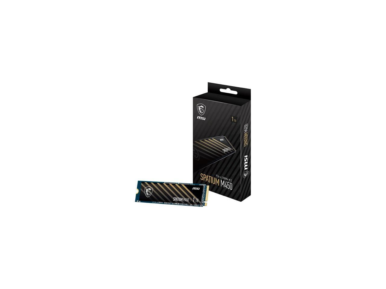 【新品】MSI M.2 SSD 1TB SPATIUM M450 SPATIUM M450 PCIe 4.0 NVMe M.2
