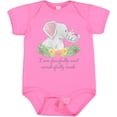 thumbnail image 3 of Inktastic I Am Fearfully and Wonderfully Made Cute Elephants Boys or Girls Baby Bodysuit, 3 of 5