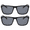 Black, variant on OWL Men's Sporty Polarized Sunglasses - UV 400, Stylish Eyewear - Ideal for Outdoor Activities - Orange Mirror, Blue Mirror
