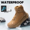 thumbnail image 2 of NORTIV 8 Men's Waterproof Work Tactical Hiking Boots Military Combat Boots with Arch Support, Lightweight Cushion Sole for Work All Day Outdoor Motorcycle, 2 of 8