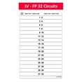 thumbnail image 1 of LV Replacement for Federal Pioneer Stablok Electrical Circuit Breaker Fuse Panel Directory Labels Stickers (32 Circuits 2 Pcs), 1 of 4