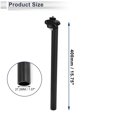 thumbnail image 6 of Unique Bargains 1 Set Universal Bike Seat Posts Extra Long Adjustable Angle 27.2x400mm Bike Saddle Post Seat Tube Black Aluminum Alloy, 6 of 8