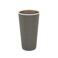 thumbnail image 2 of Restpresso 20 oz Gray Paper Coffee Cup - Ripple Wall - 3 1/2" x 3 1/2" x 6 1/4" - 250 count box, 2 of 8