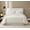 Cream, variant on Brooklyn Loom Woven Texture Cream Full/Queen 3 Piece Comforter Set, Solid Color Themed, Oeko-TEX Certified Confidence