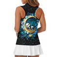 thumbnail image 5 of Whosucclay Panda Moon Nest Golf Vest for Women, Dry-Fit Half Zip for Exercise Outdoor, Elastic Casual Workout Tank Tops, 5 of 7
