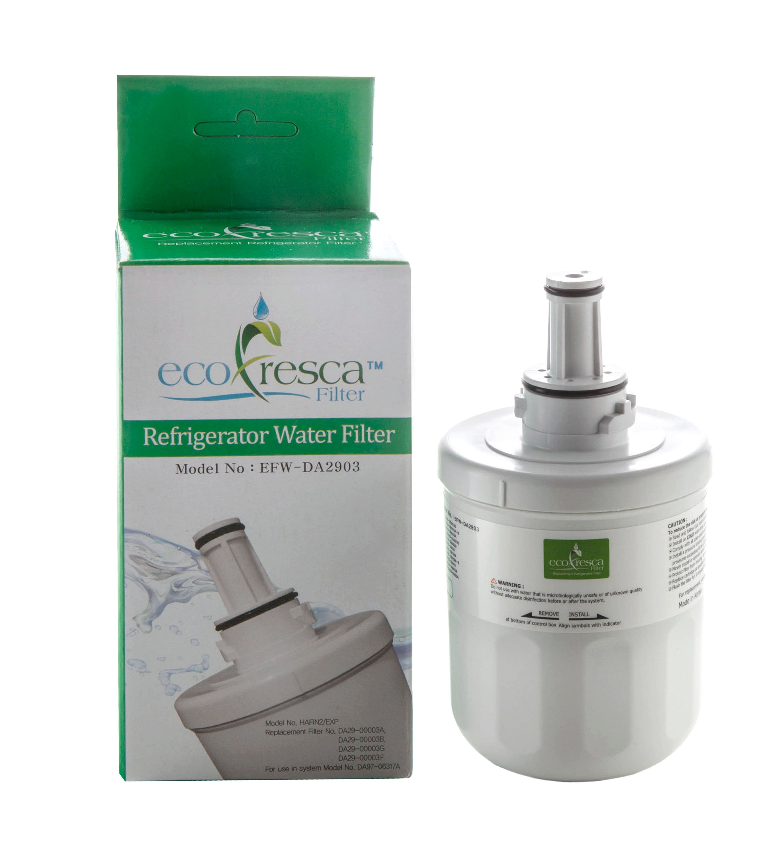 Ecofresca DA2903 water Filter replacement for Samsung AquaPure plus
