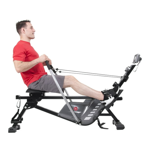 Body Power 3in1 Rowing Machine, Rower Exercise Equipment for Home Gym