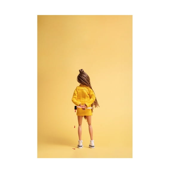 Canvas Wall Art - Julia Ramiro 'Assassin Barbara' Wall Art for Living Room, Bedroom, or Office D?cor by Trademark Fine Art - 12 x 19 Inches