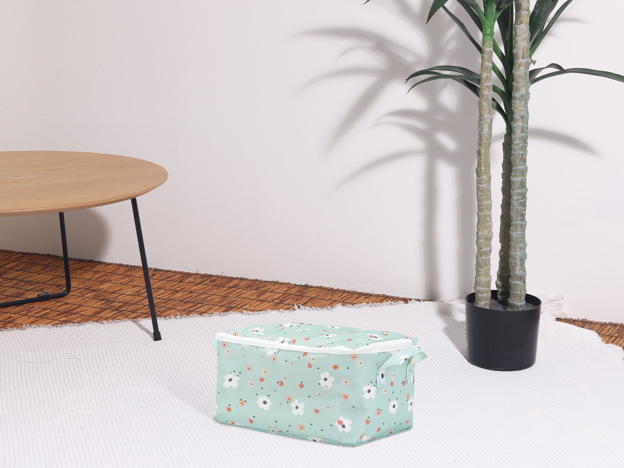 Unique Bargains Clothes Storage Bags for Closet Organizers and Storage Green 14x10x8in