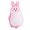 Pink, variant on Ruanlalo Wall Rabbit Storage Box Wall Mounted Cartoon Rabbit Storage Rack Waterproof Toothbrush Organizer for Kitchen Bathroom Makeup Tools