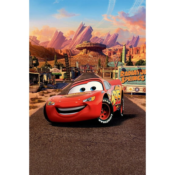 Cars Action Movie Wall Poster - 12x18 Inch Laminated Poster - Stunning Detail and Bold Colors