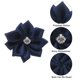 thumbnail image 3 of Uxcell 1.2 Inch Small Ribbon Flowers Satin Ribbon Flowers Mini Fabric Flowers Navy Blue 50 Pcs, 3 of 7