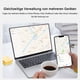 thumbnail image 3 of Key Finder KeyFinder, Smart Tracker Tag compatible solo con iOS, buscador de llaves Bluetooth para equipaje/maletas/carteras/bolsos, resistente al agua IP67, batería reemplazable, 3 of 4