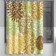 thumbnail image 4 of Cortina de ducha myvepuop de 70 x 70 pulgadas con 12 ganchos de plástico, impermeable, para baño, resistente, lavable a máquina, secado rápido, color azul, talla única, 4 of 8