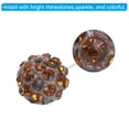 thumbnail image 3 of Uxcell 10mm Rhinestone Clay Beads, Pave Crystal Disco Rhinestone Bead for DIY Jewelry Making Bracelet, Coffee 50Pcs, 3 of 6