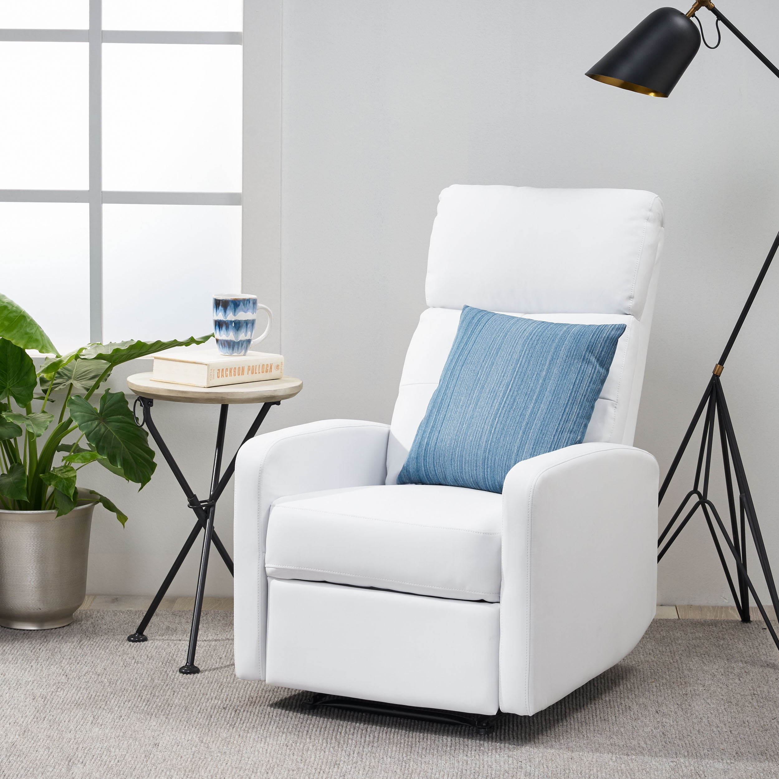 Svetlana White Recliner - Walmart.com - Walmart.com