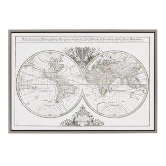 Carte Ancienne Du Middlebury College (VT, USA) - Reproduction 1933, Encadrement Prêt