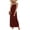 Dresses-1204Red, variant on Gamivast Maxi Dresses for Women Sleeveless Crewneck Long Dress Loose Fit Maxi Dress Side Slit With Pockets Casual Beach Vacation Daily Tank Dress