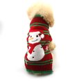 thumbnail image 2 of ZHAOCHENG Suéteres de nieve para perros, suéteres de muñeco de nieve, suéteres navideños para perros, suéter de Navidad, Año Nuevo, ropa para mascotas para perros y gatos pequeños, ropa navideña para, 2 of 4