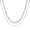 style6, variant on Two Piece Y2k Irregular Starlight Necklace for Women Snake Bone Chain Pendant Jewelry Collar Chain Blue