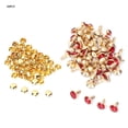 thumbnail image 1 of 50 remaches decorativos de diamantes de imitación de cristal de 0.315 in para zapatos de cuero DIY (cristal rojo), 1 of 8