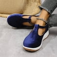 thumbnail image 3 of IUJSOY Women's Platform Loafers T Strap Low Heel Mary Jane Flats Casual Walking Shoes, 3 of 8