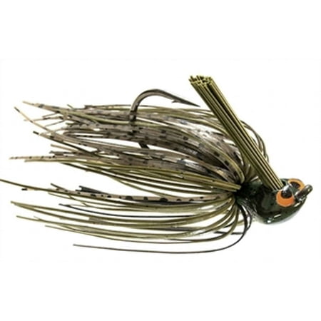 UPC: 0897744000904 | Z-Man Crosseyez Flip Jig 1/2 Ounce Bruised Green Pumpkin