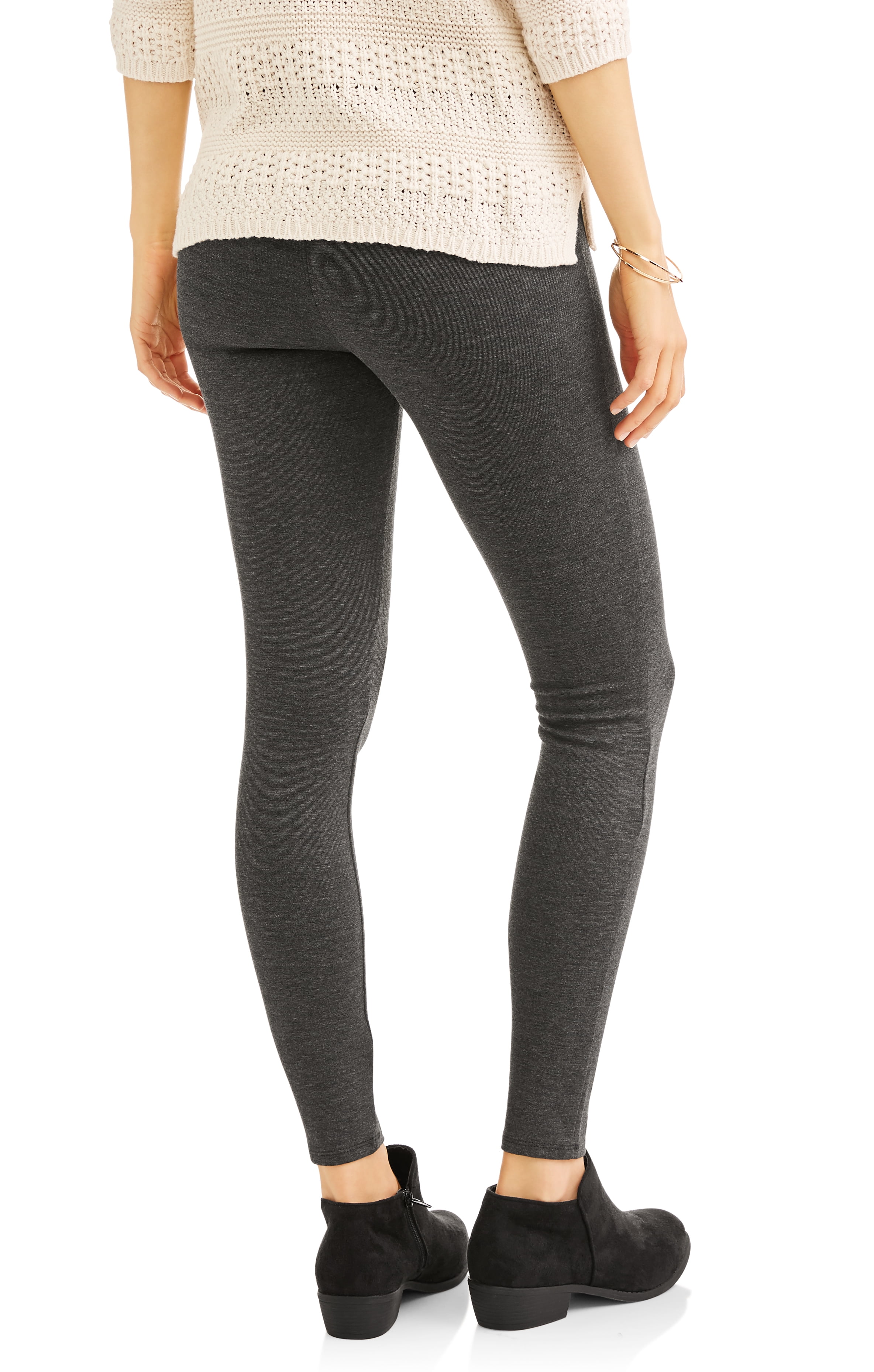 Women s Front Seam Pull On Ponte Leggings Walmart