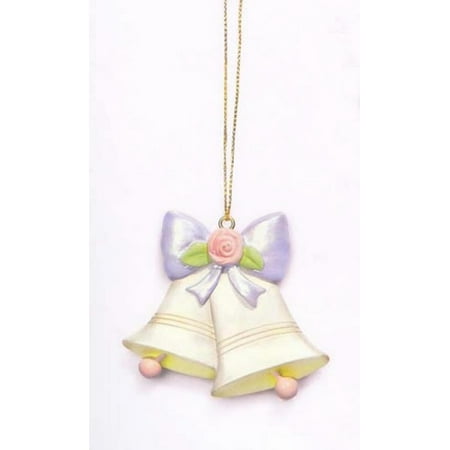 russ whimsical white wedding bells christmas ornament russ whimsical white wedding bells christmas ornament