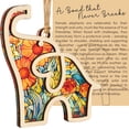 thumbnail image 6 of Friendship Elephant Ornament with Story Card, Sisterhood Elephant Ornament for Women Tribe, Friendship Gifts for Best Friends and Sisters, Unique Elephant Ornament for Special Bond (Suncatcher), 6 of 10