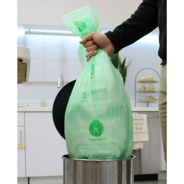 Repurpose 100% Compostable Plant Based Tall 13 Gallon Kitchen