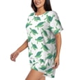 thumbnail image 2 of Bixox Women's Sea Turtle Printed Pajama Set 2 Piece Lounge Set Top and Shorts Soft Pajamas, Shorts with Pockets, 2 of 7