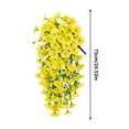thumbnail image 3 of Artificial Flowers Vine, Hanging Fake Plants, Simulated Rose Garland, Plastic Wrapping Plants, Conditioning Duct Blocking Decoration For Living Room Ceiling And Wall Decor, 3 of 7