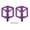 Purple, variant on Nieyigj Bicycle Pedals Nylon Fiber Boron Steel Axle Non Slip Flat Platform Pedal for Mountain Road Bikes Cycling Replacement Parts Accessories Orange (1 Pair)