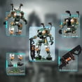 thumbnail image 5 of Titan Mech Building Blocks Set Articulated Mech Model 528 Pieces, 5 of 5