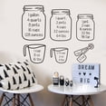 thumbnail image 3 of Miayilima Wall stickers Art Kitchen Measuring Cup Decal Decor Vinyl Wall Restaurant Stickers Home Decor Black, 3 of 6