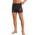 thumbnail image 4 of INSPIRE CHIC Men's Printed Stretch Waist Summer Surfing Swimming Shorts 34 Red, 4 of 4