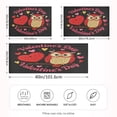 thumbnail image 4 of Dailycode Satin Pillow Case Queen Silk Pillow Cover for Hair and Skin Envelope Closure Owl Sit on Branch with Heart 20"x30", 4 of 9