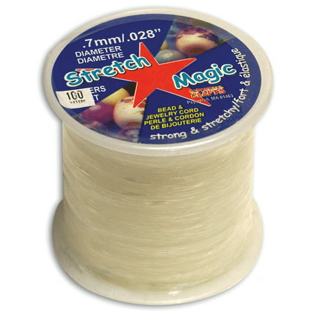 Stretch Magic Bead & Jewelry Cord 0.7mm 100 Meters/pkg, (Best Stretch Cord For Bead Bracelets)