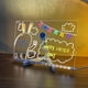 thumbnail image 3 of Tablero de Notas Borrable, Tablero de Dibujo para Bricolaje, Tablero Luminoso para Escribir A Mano, Tablero de Marcado de Información, Juego de Adornos, 3 of 4
