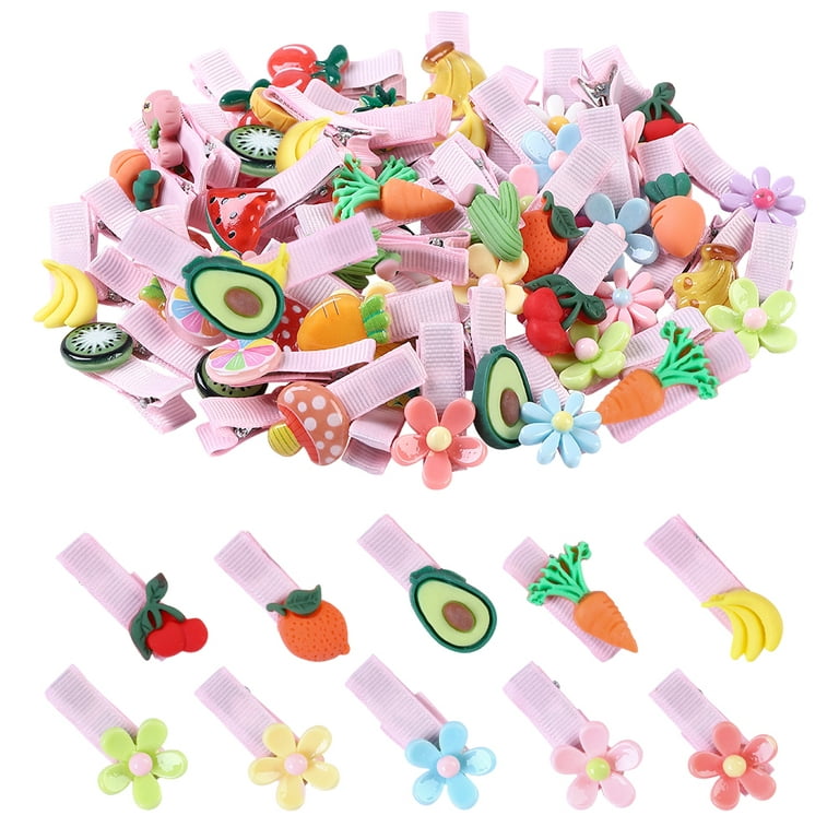 Shininglove Hair Clips for Girls, 60 Pcs Toddler Hair Accessories Candy  Barrettes Rainbow Hair Pins for Toddler Girl Kids 