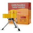 thumbnail image 3 of GJX Multi-function Laser Leveler Pointer Measuring Tools Measurement Cross Laser Level Vertical Horizontal Line Tool with Tripod, 3 of 4