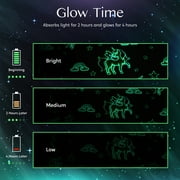 Joyfy Glow in The Dark Blanket Unicorn Gifts for Girls 50 x 60 Soft Cozy Flannel Kids Throw Blanket